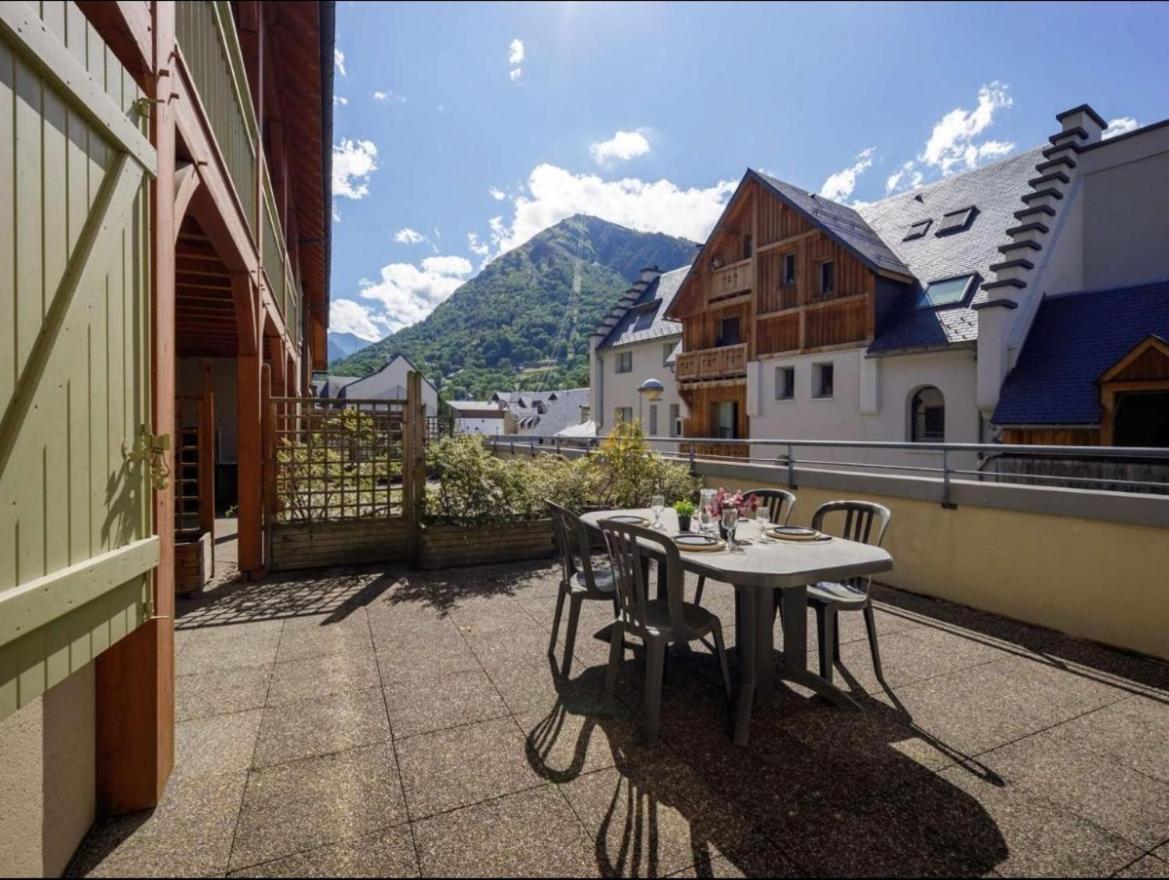 Appartements Avec Piscine Interieure Sauna Parking Etage 1 Au Centre Du Village Dans Residence Cami Real Saint-Lary-Soulan Exteriér fotografie