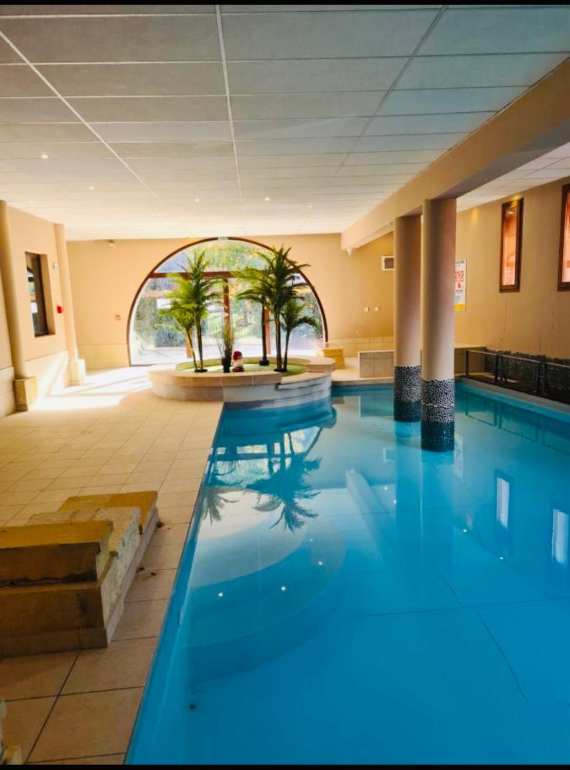 Appartements Avec Piscine Interieure Sauna Parking Etage 1 Au Centre Du Village Dans Residence Cami Real Saint-Lary-Soulan Exteriér fotografie